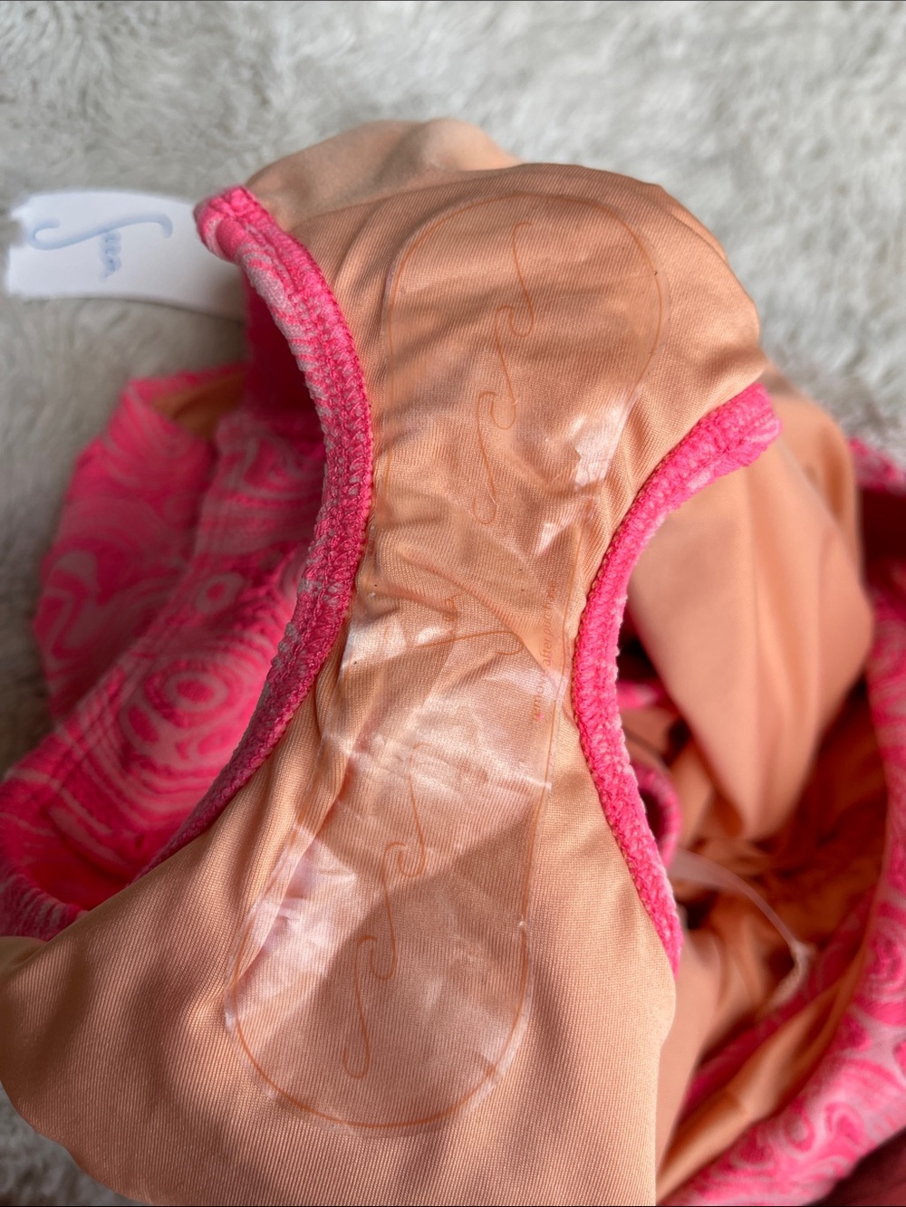 Free People Movement X Seea One -Piece Bathing Suit in Pink Glow Size XL - Picture 9 of 10